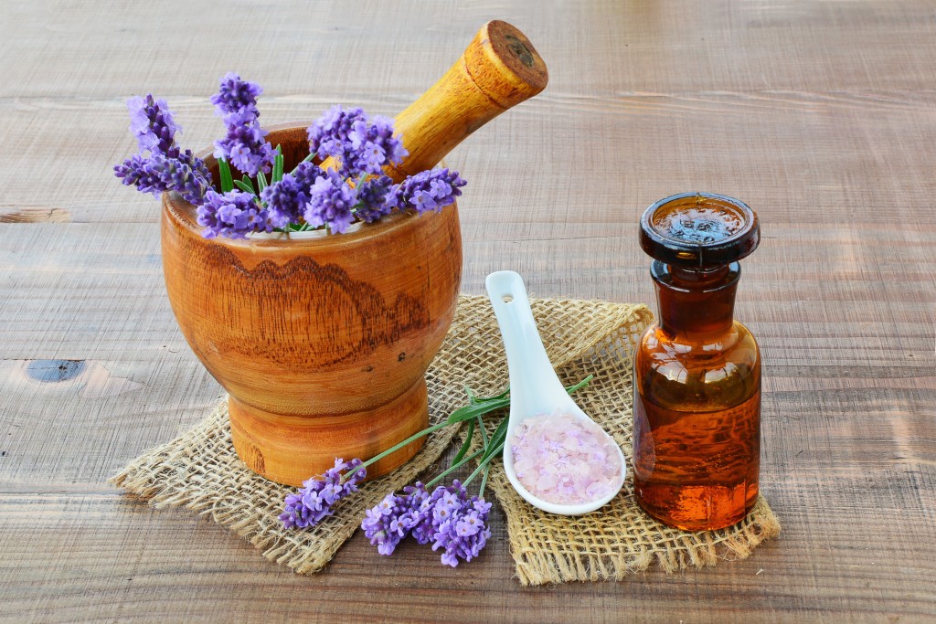 Lavender procucts, spa concept