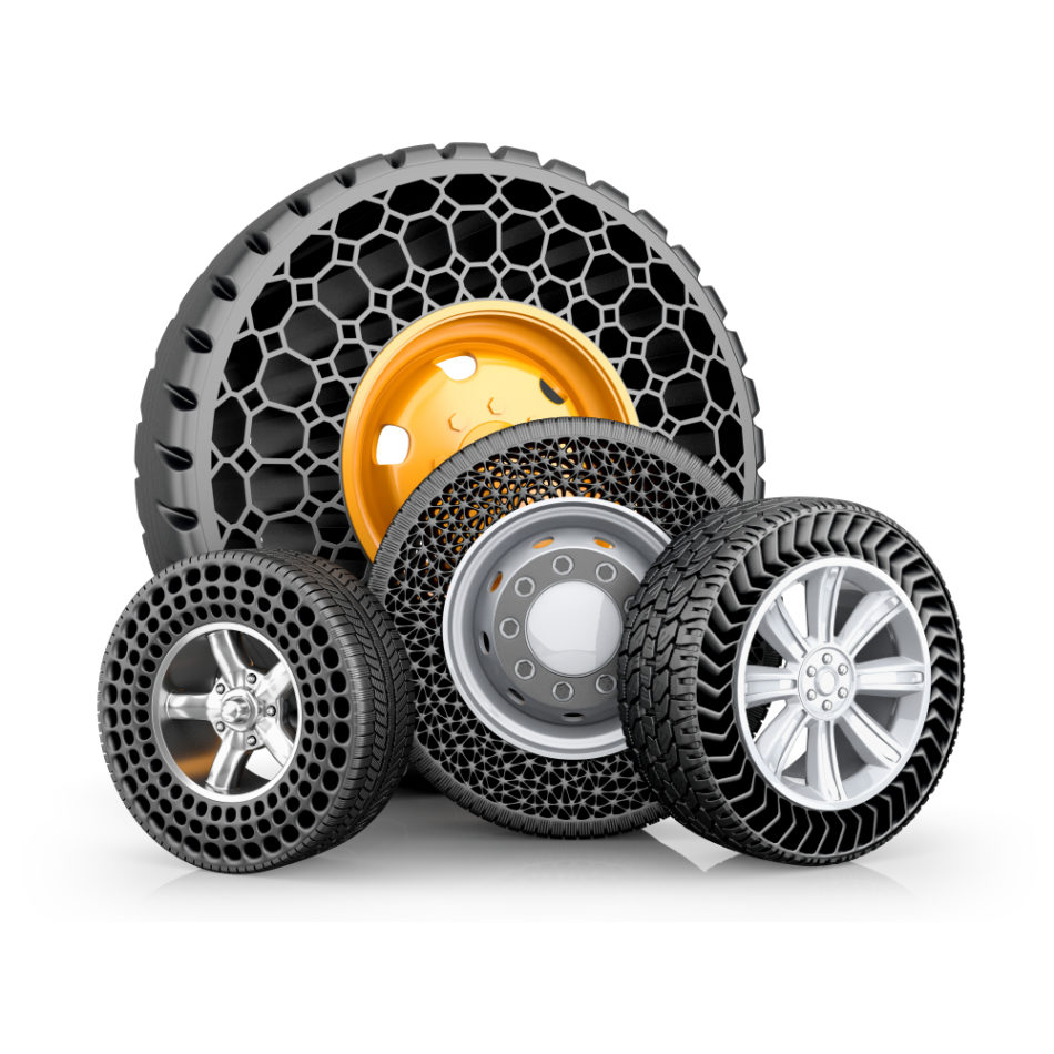 Počuli ste už o bezvzduchových pneumatikách?